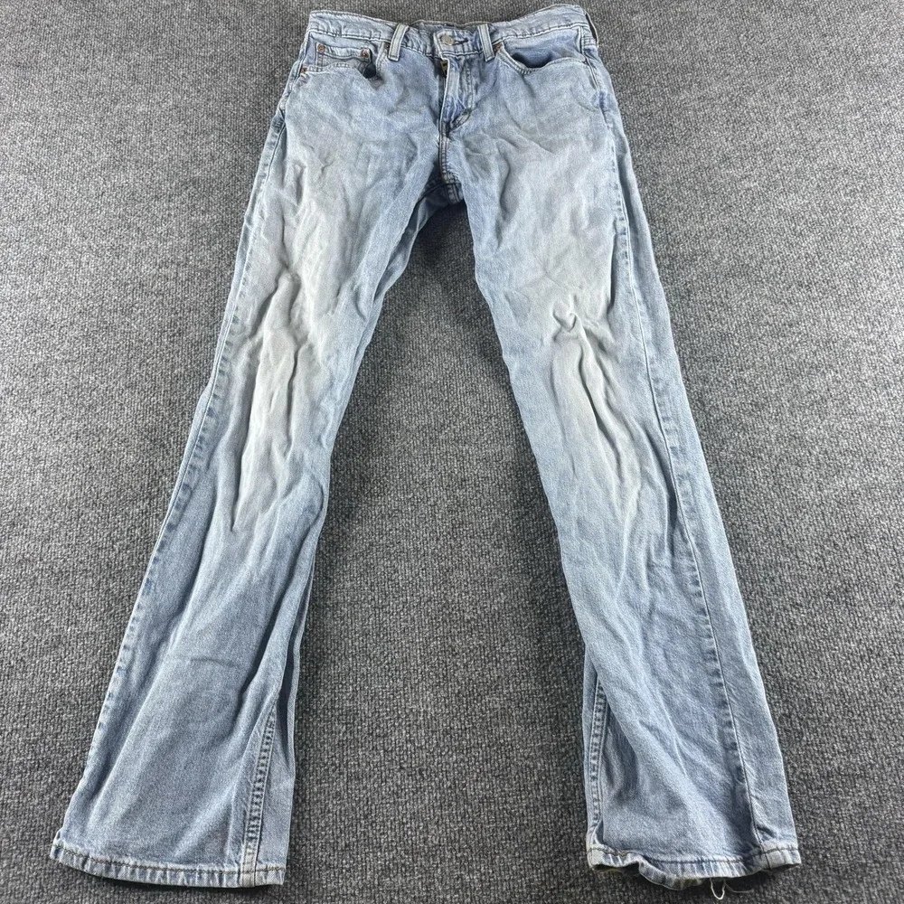 Levi's 527 Jeans Mens 30x32 Blue Slim Bootcut Stretch Denim 05527-0723